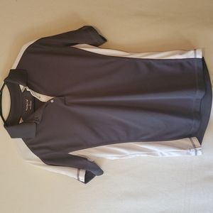 FeatherLite Large woman's Polo grey/white